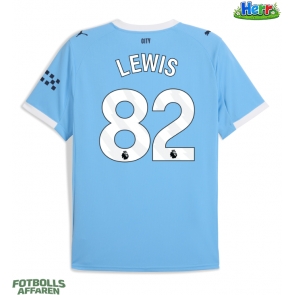 Manchester City Rico Lewis #82 Hemmatröja 2025-26 Kortärmad